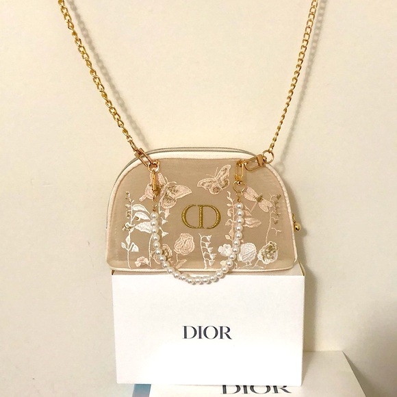 DIOR Mesh Embroidered pouch - Picture 4 of 10